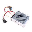 PWM 10-50V DC Motor Speed Control Reversible Regulator Adjustable Knob Driver Switch with Metal Box