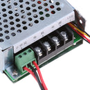 PWM 10-50V DC Motor Speed Control Reversible Regulator Adjustable Knob Driver Switch with Metal Box