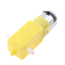 Plastic Tire Wheel with DC 3V 5V 6v Gear Motor For Robot Intelligent Car Robot