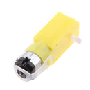 Plastic Tire Wheel with DC 3V 5V 6v Gear Motor For Robot Intelligent Car Robot