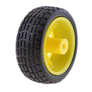 Plastic Tire Wheel with DC 3V 5V 6v Gear Motor For Robot Intelligent Car Robot