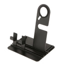 Charging Stand Mount Docking Station Stock Holder for Apple Watch Both 38mm & 42mm, Aircraft Aluminum Build Stand iPhone iPad black