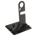 Charging Stand Mount Docking Station Stock Holder for Apple Watch Both 38mm & 42mm, Aircraft Aluminum Build Stand iPhone iPad black