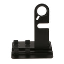 Charging Stand Mount Docking Station Stock Holder for Apple Watch Both 38mm & 42mm, Aircraft Aluminum Build Stand iPhone iPad black