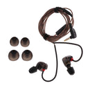 Hi-Fi Sports Headphones with Super Bass and Noise Isolating Black with Mic
