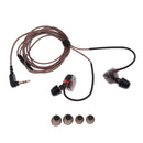 Hi-Fi Sports Headphones with Super Bass and Noise Isolating Standard Edition Black