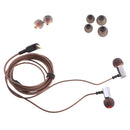 HIFI Stereo Earbuds Heavy Bass Music In Ear Earphone Silver