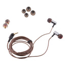 HIFI Stereo Earbuds Heavy Bass Music In Ear Earphone Silver