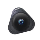 Escam Q8 360 Degree Fisheye Panoranic 960P HD H.264 Wifi Wireless Infrared IP Camera with Two Way Audio, Night Vision, Motion Detection and TF Card Slot EU Plug Black