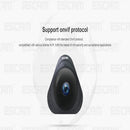 Escam Q8 360 Degree Fisheye Panoranic 960P HD H.264 Wifi Wireless Infrared IP Camera with Two Way Audio, Night Vision, Motion Detection and TF Card Slot EU Plug Black