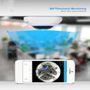 Escam Q8 360 Degree Fisheye Panoranic 960P HD H.264 Wifi Wireless Infrared IP Camera with Two Way Audio, Night Vision, Motion Detection and TF Card Slot EU Plug White