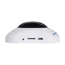 Escam Q8 360 Degree Fisheye Panoranic 960P HD H.264 Wifi Wireless Infrared IP Camera with Two Way Audio, Night Vision, Motion Detection and TF Card Slot EU Plug White