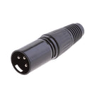 5pcs XLR 3 Pin Snake Plug Audio Microphone Cable Connector Male MIC Jack