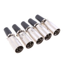3-Pin XLR Male Audio Mic Microphone Adapter Cable Connector Audio Video Plug