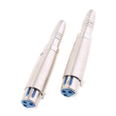 3 Pin XLR Female To 6.35mm MONO Female Socket 1/4" Jack Mic Cable Adapter