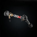 KZ-ATE Dynamic Balanced Armature In Ear HIFI Monitors DJ Studio Stereo Music Earphones Headphone Earbuds For Mobile Phone iPhone Samsung MP3 MP4 Music Player no Mic (Black)