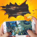 Mobile Game Joystick Phone Game Controller Handle for Phone Pad Tablets black