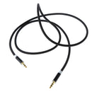 Long AUX Cable [3ft/1m - Copper Shell, Hi-Fi Sound Quality] - 3.5mm Audio Cable / Auxiliary Cable / Aux Cord for Car Stereos, Beats Series, Sony Series, iPod, iPhone and More Black