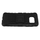 Dual Layer Shockproof TPU + PC Case Cover Stand for Samsung Galaxy S7 Edge Black