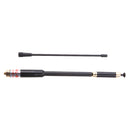 Portable UHF/VHF Dualband Ham Radio Antenna, Retractable High Gain Low SWR Dual Band Handheld Walkie Talkie Radio Telescopic Antenna Whip SMA Female Connector Base