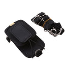 Nylon Walkie Talkie Radio Pouch Bag Belt Loop Holster Carry Case Holder for Motorola BaoFeng 2-Way Radio Black Small Size
