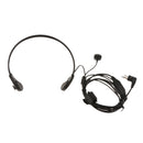 Throat Mic Covert Acoustic Tube Earpiece Headset With Finger Ptt Compatible For 2 Pin Two Way Radio Walkie Talkie Motorola P88, Cp040. Cp100, Cp110, Cp125, Cp150, Cp200, Cp250, Cp300