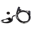 2 PIN PTT MIC Headphone Headset Earpiece for Baofeng UV-5R Kenwood Wouxun Radio
