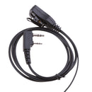 2 PIN PTT MIC Headphone Headset Earpiece for Baofeng UV-5R Kenwood Wouxun Radio