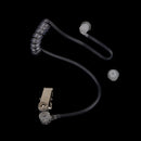 Covert Air Acoustic Tube Earpiece Headset 2 pin with PPT Mic for Midland Alan 2 Way Radio devices