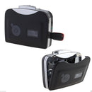 Portable USB Cassette Tape to MP3 Converter Stereo Audio Music Player into USB Flash Drive Color Black