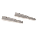 2pc - XLR 3-Pin Male to 1/4'' 6.35mm Mono Female Jack Audio Cable Mic Adapter
