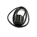 Scart Cable 21-pin 1.5m TV DVD VCR Audio Video Lead Fully Wired Male to male