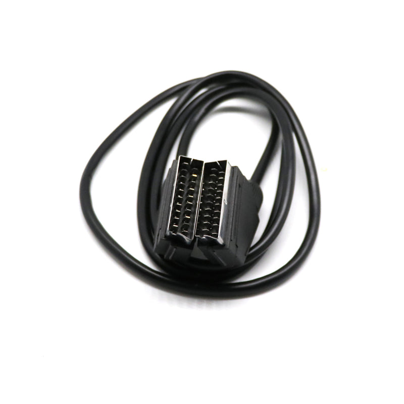 Scart Cable 21-pin 1.5m TV DVD VCR Audio Video Lead Fully Wired Male to male
