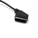 Scart Cable 21-pin 1.5m TV DVD VCR Audio Video Lead Fully Wired Male to male