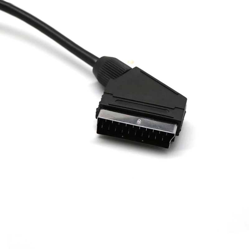 Scart Cable 21-pin 1.5m TV DVD VCR Audio Video Lead Fully Wired Male to male