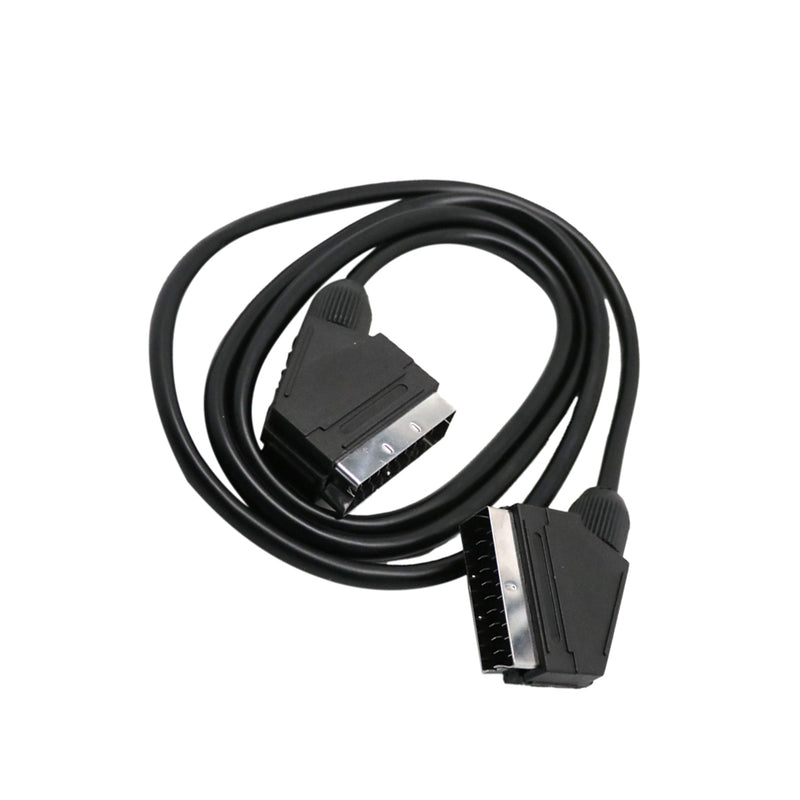 Scart Cable 21-pin 1.5m TV DVD VCR Audio Video Lead Fully Wired Male to male