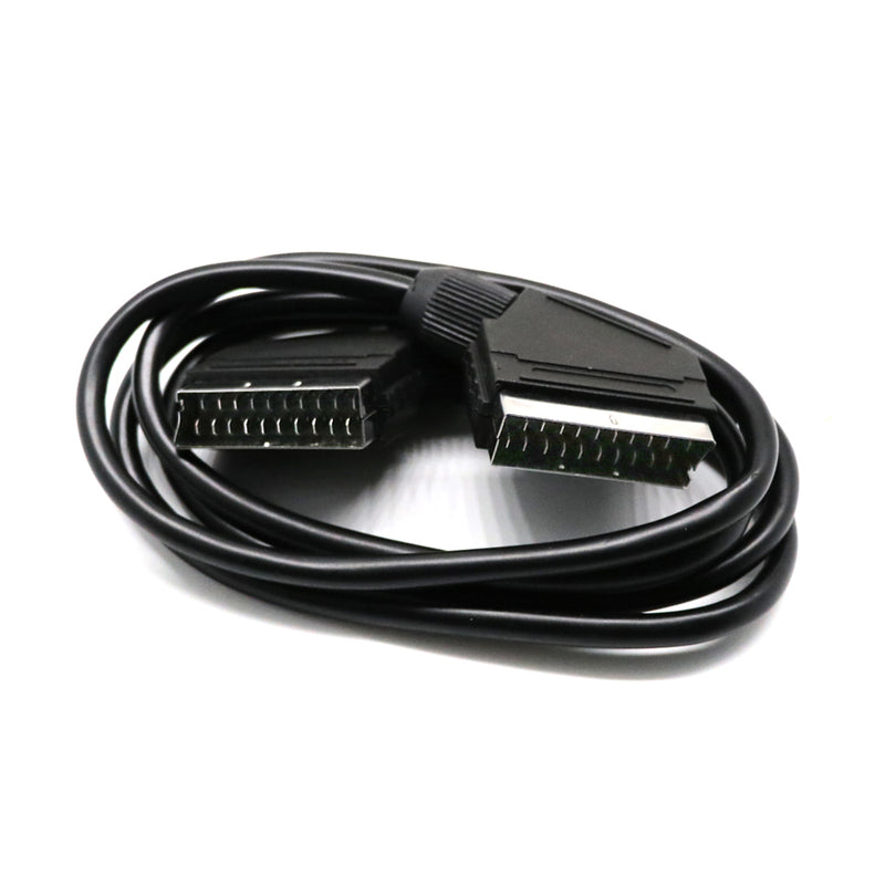 Scart Cable 21-pin 1.5m TV DVD VCR Audio Video Lead Fully Wired Male to male