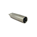 3 Pin XLR Male Socket to Male RCA Phono Socket Mic Mixer Audio Adapter