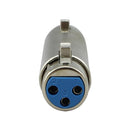 Female Phono Plug RCA to Female 3-Pin XLR Mic Adapter Microphone Plug