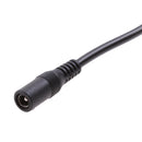 DC 1 Female to 4 Male Power Splitter Cable for Security CCTV Parking Camera, LED Strip Light