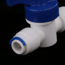 Inline Tap 1/4"OD POM Ball Valve Quick Connect Switch for Water Purifier