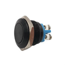 DC 12V 16mm 5/8" Metal Self-Return Momentary Action Push Button Switch for Car Home DIY