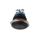 DC 12V 16mm 5/8" Metal Self-Return Momentary Action Push Button Switch for Car Home DIY