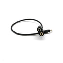 RJ9 Male Plug to 2 Port 3.5mm Female Phone Headset Audio Adapter Cable for for Avaya Yealink Phones 25cm