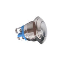 16mm 5/8" Metal Momentary Push Button Switch 3A/250V AC SPST 1NO Industrial Car Switch