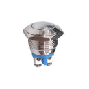 16mm 5/8" Metal Momentary Push Button Switch 3A/250V AC SPST 1NO Industrial Car Switch