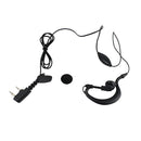 2-pin K Type Hanging Earphone with Microphone for Baofeng Walkie Talkie