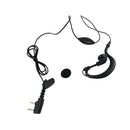 2-pin K Type Hanging Earphone with Microphone for Baofeng Walkie Talkie
