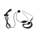 2-pin K Type Hanging Earphone with Microphone for Baofeng Walkie Talkie