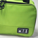 Electronics Accessories Travel Gear Organizer Case, Portable Universal External Batteries Hard Drives Cables Cosmetics Kit Bag Green